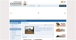Desktop Screenshot of comune.chiomonte.to.it